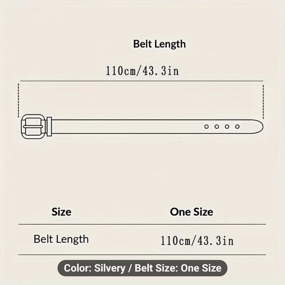 Vintage Style Silver Small Concho Chain Belt main image 7
